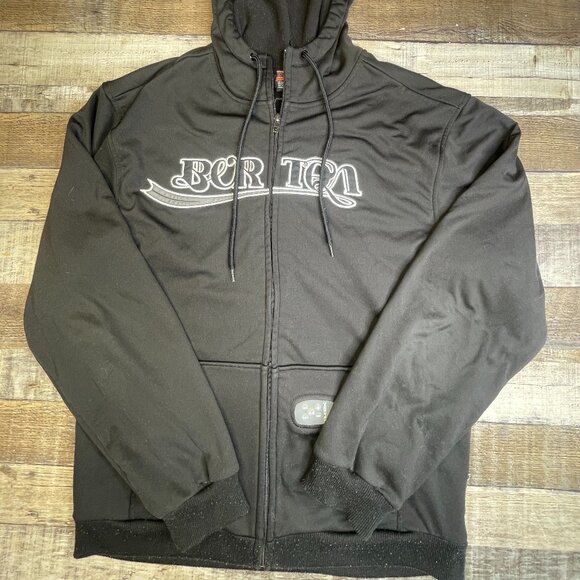 Mens Large Burton Zip Hoodie - Picture 1 of 8